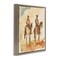 Stupell Industries Western Watercolor Cowboys Right Floating Frame, design by Petal Prints Design